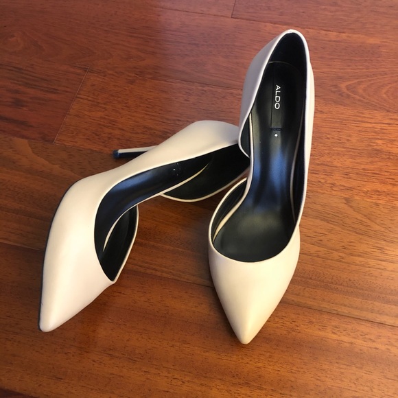 Aldo Shoes - ALDO nude/cream d’orsay pointed heels